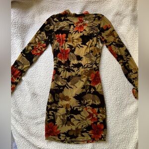 Open-back Mini Dress. Size Small.